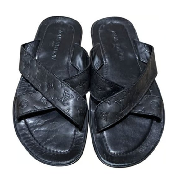Louis Vuitton leather sandal - Picture 1 of 6
